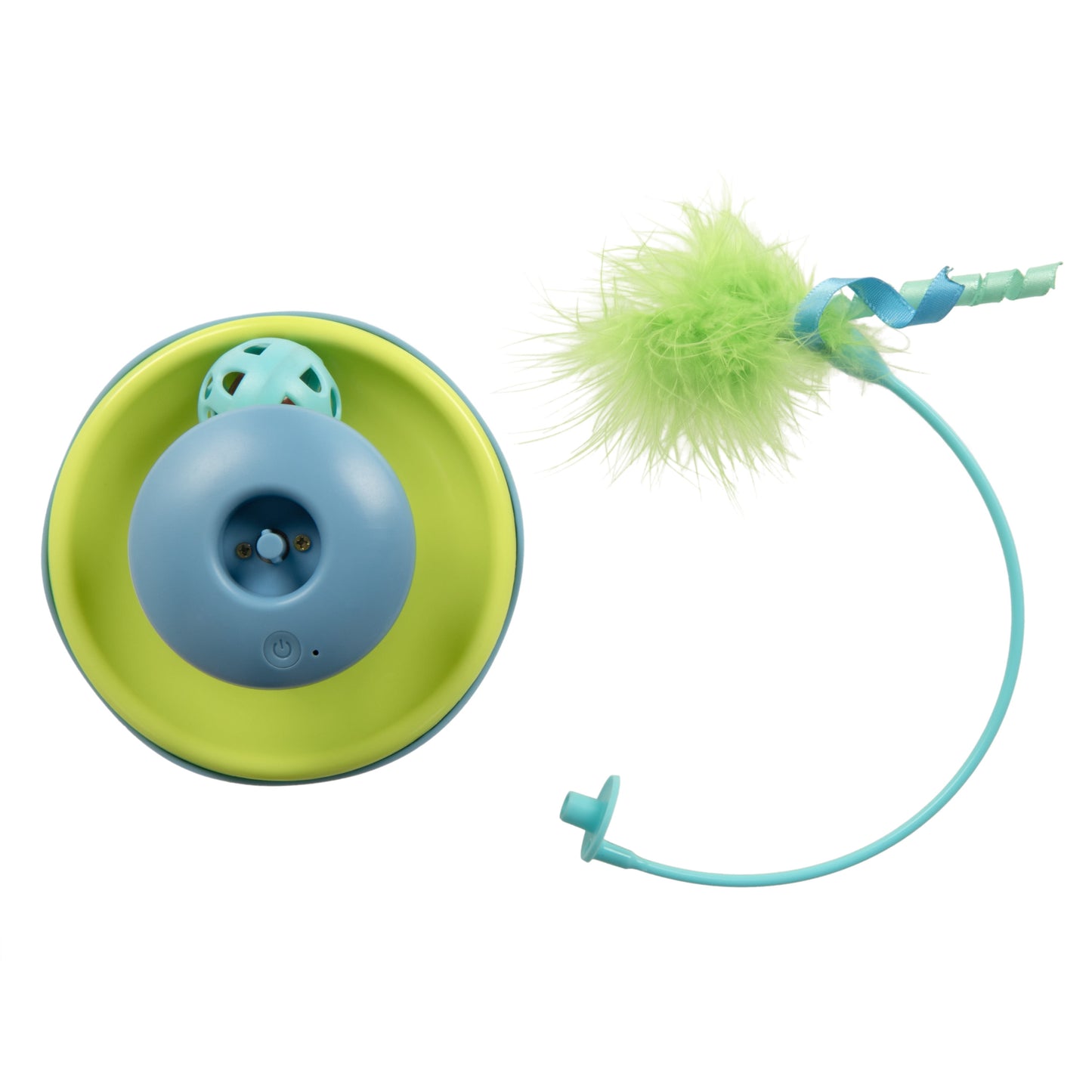 Track Tizzy Motion Cat Toy –Electronic Interactive Pet Toy, Blue