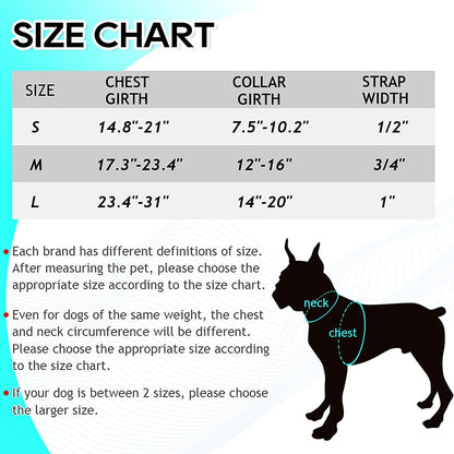 Dog Harness and Leash Set with Collar - Step in No Pull Dog Harness